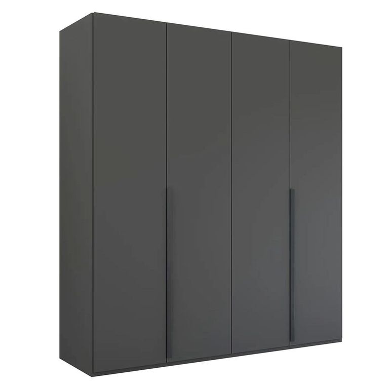 Rauch Purisma 201cm 4 Door Wardrobe - Graphite