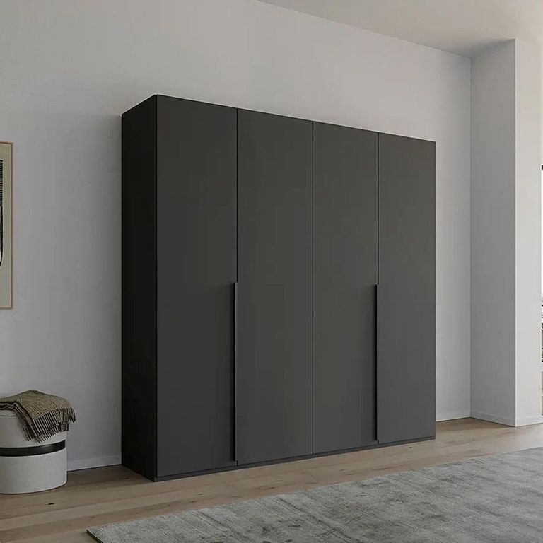 Rauch Purisma 201cm 4 Door Wardrobe - Graphite