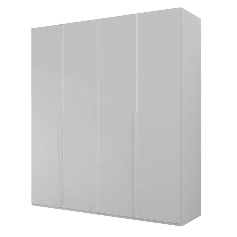 Rauch Purisma 201cm 4 Door Wardrobe - Silk Grey