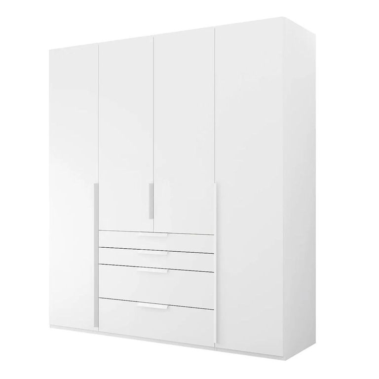 Rauch Purisma 201cm 4 Door Wardrobe with Drawer - Alpine White