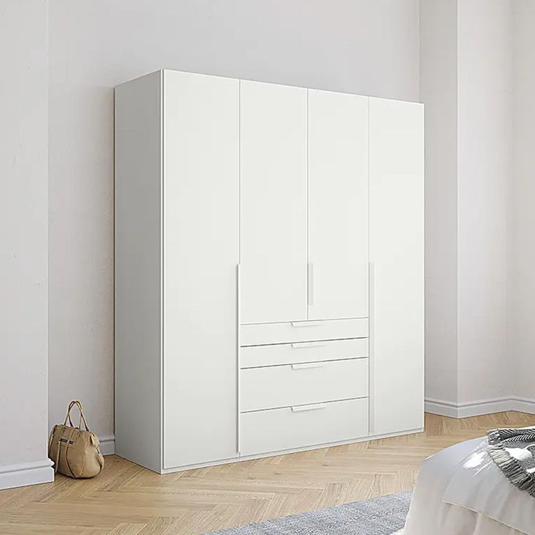 Rauch Purisma 201cm 4 Door Wardrobe with Drawer - Alpine White