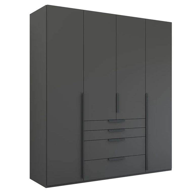 Rauch Purisma 201cm 4 Door Wardrobe with Drawer - Graphite