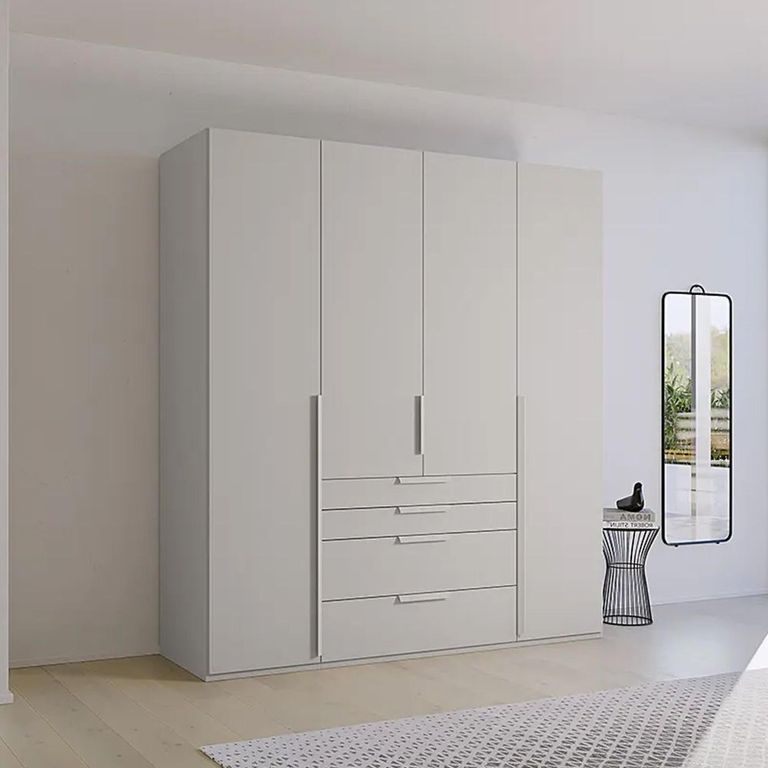 Rauch Purisma 201cm 4 Door Wardrobe with Drawer - Silk Grey