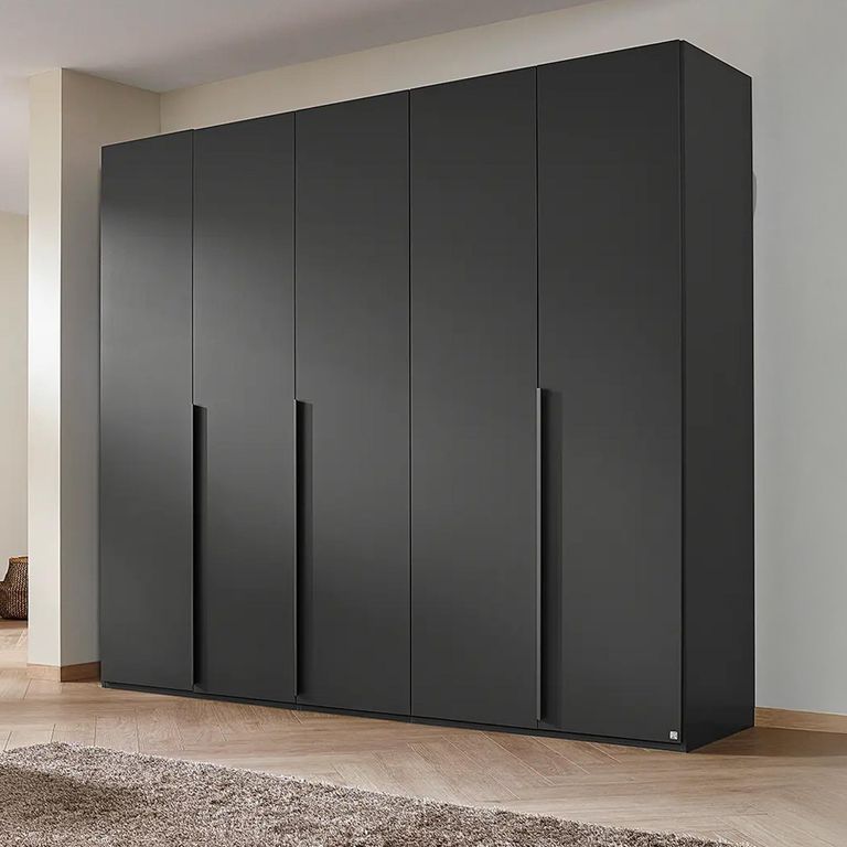 Rauch Purisma 251cm 5 Door Wardrobe - Graphite
