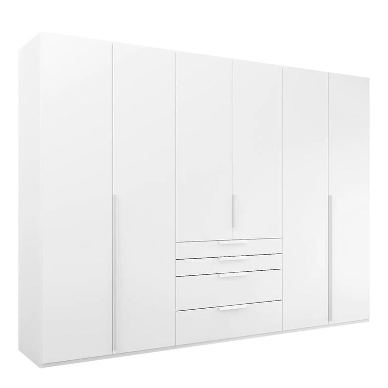 Rauch Purisma 301cm 6 Door Wardrobe with Drawer - Alpine White