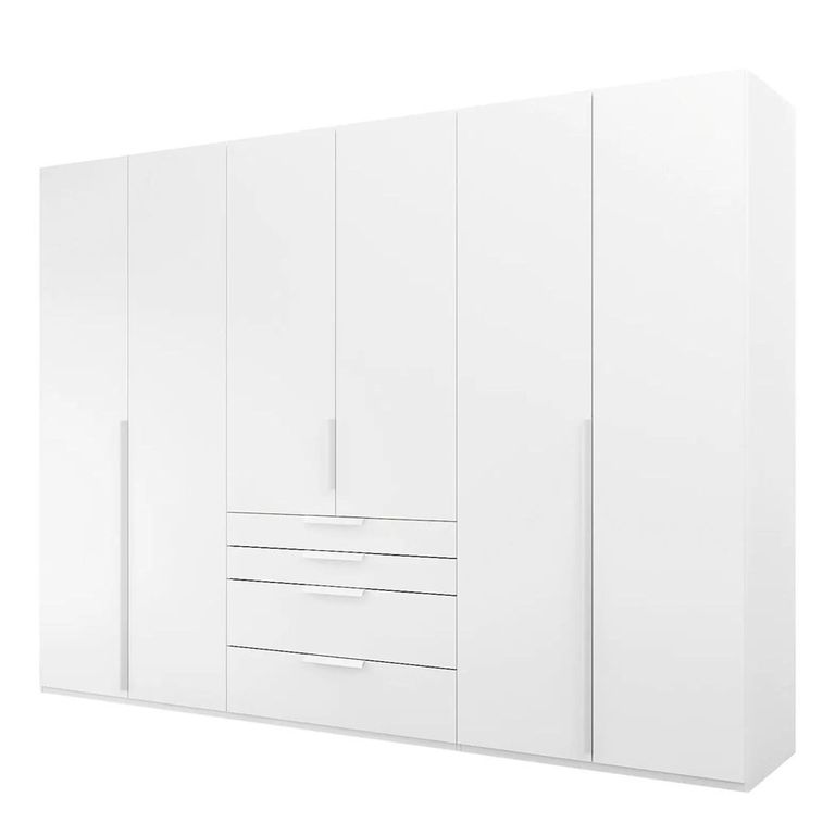 Rauch Purisma 301cm 6 Door Wardrobe with Drawer - Alpine White