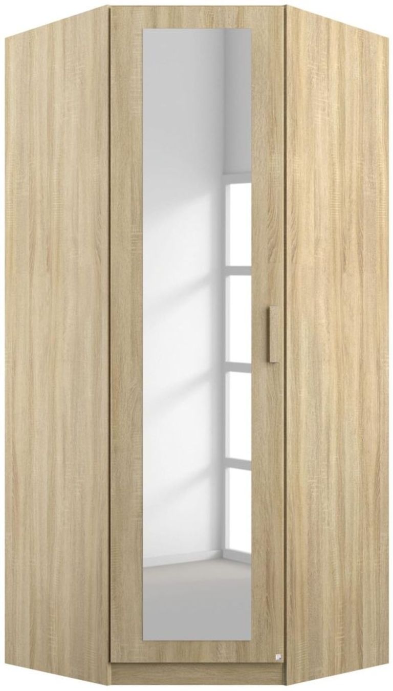 Rauch Rivera Sonoma Oak Corner Wardrobe - Variation Available