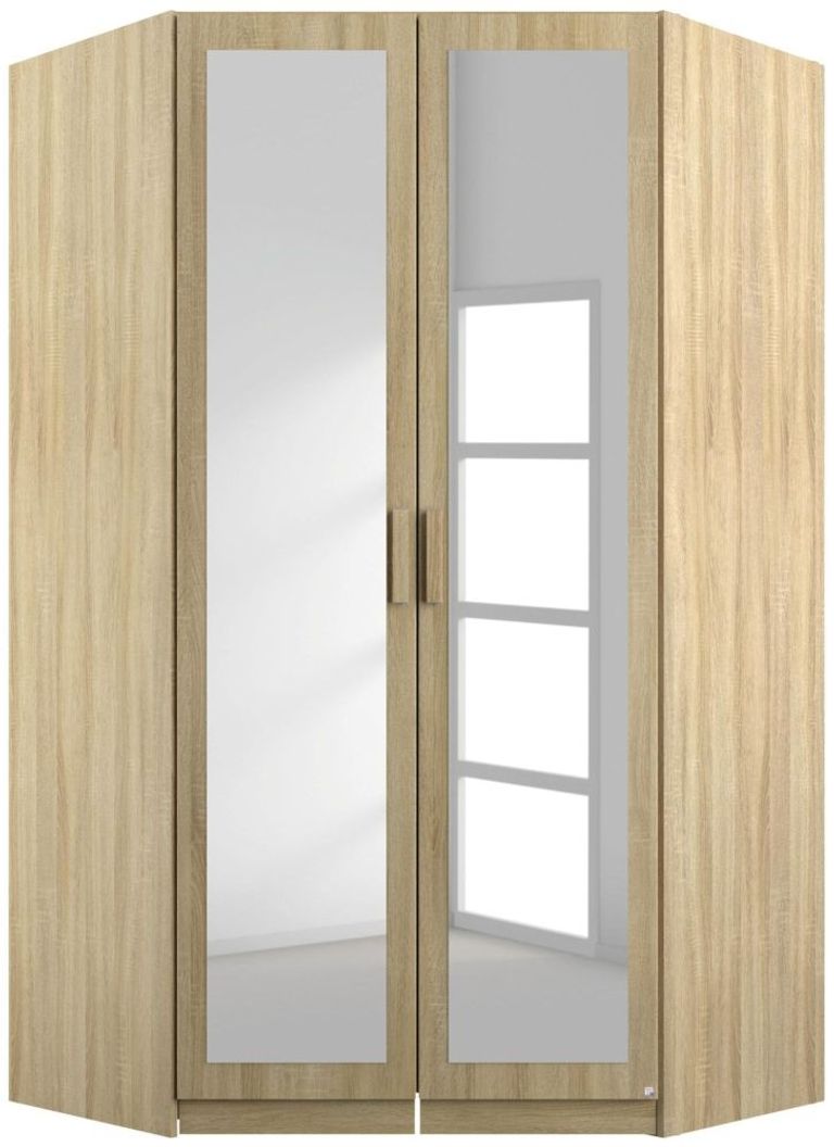 Rauch Rivera Sonoma Oak Corner Wardrobe - Variation Available
