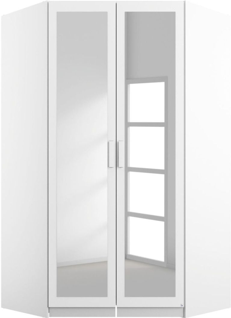 Rauch Rivera White Corner Wardrobe - Variation Available
