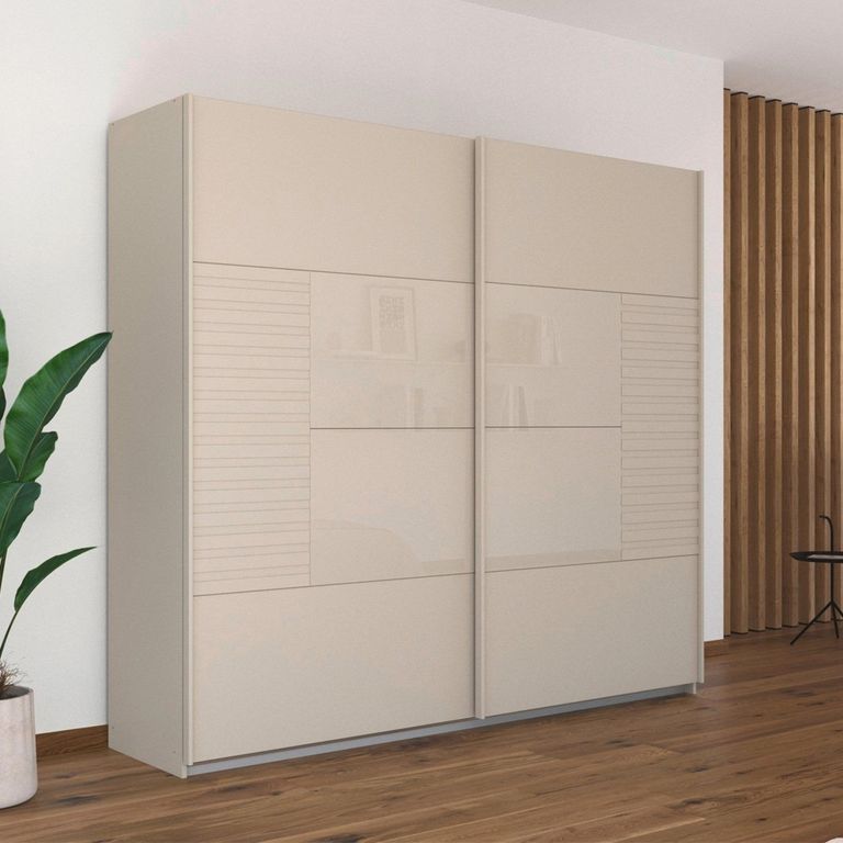 Rauch Ruga 226cm 2 Door Sliding Wardrobe - Champagne