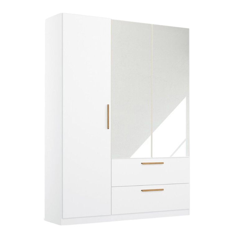 Rauch Skandi 136cm 3 Door Combi Wardrobe - Alpine White