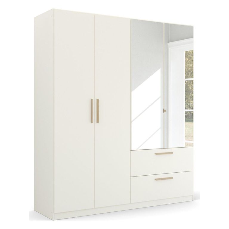 Skandi Wardrobe - 181cm - 4 Door - Combi - Alpine White