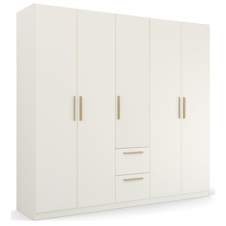 Rauch Skandi 226cm 5 Door Wardrobe with Drawer - Alpine White