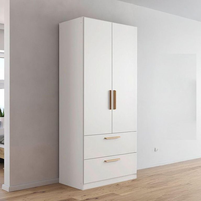 Rauch Skandi 91cm 2 Door Wardrobe with Drawer - Alpine White