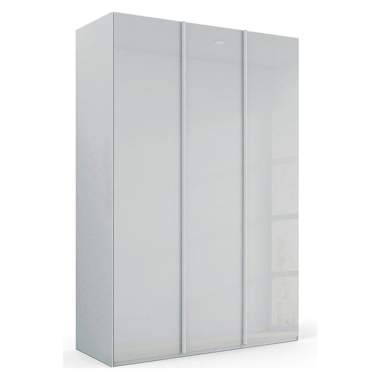 Rauch Skat Meridian 151cm 3 Door Wardrobe - Silk Grey and Silk Grey Glass