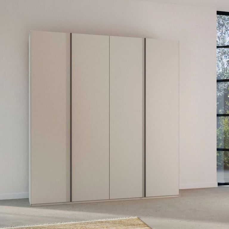 Rauch Skat Meridian 201cm 4 Door Wardrobe - Silk Grey