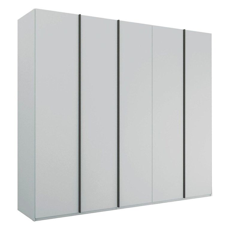 Rauch Skat Meridian 251cm 5 Door Wardrobe - Silk Grey
