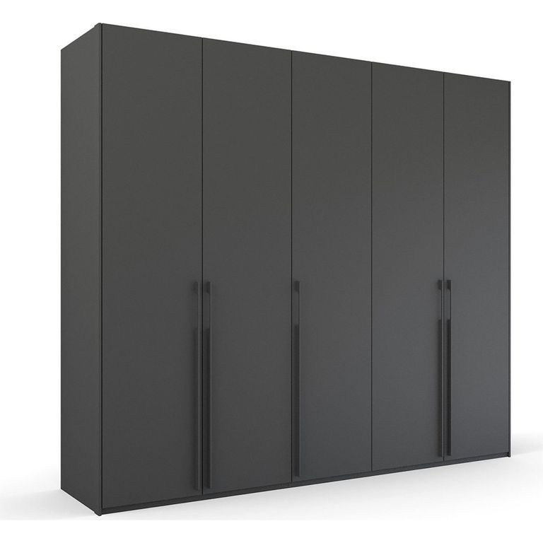 Rauch Skat Pure 251cm 5 Door Wardrobe - Graphite