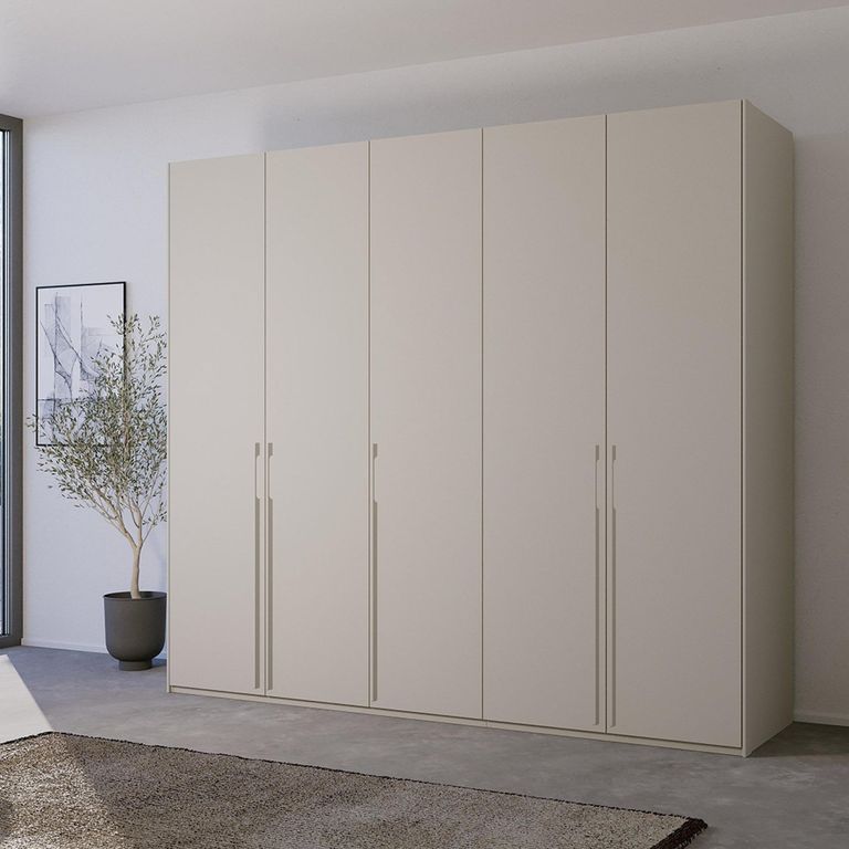 Rauch Skat Pure 251cm 5 Door Wardrobe - Silk Grey