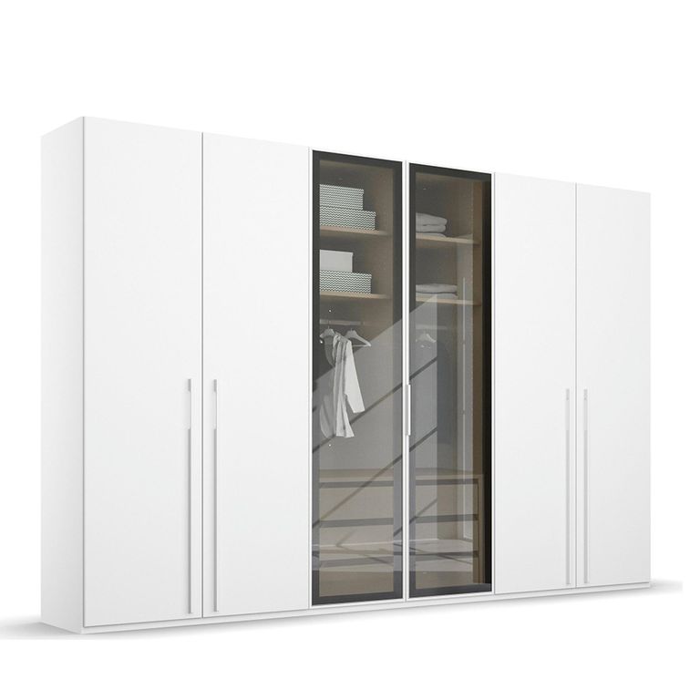 Rauch Skat Shine 301cm 6 Door Wardrobe - Alpine White