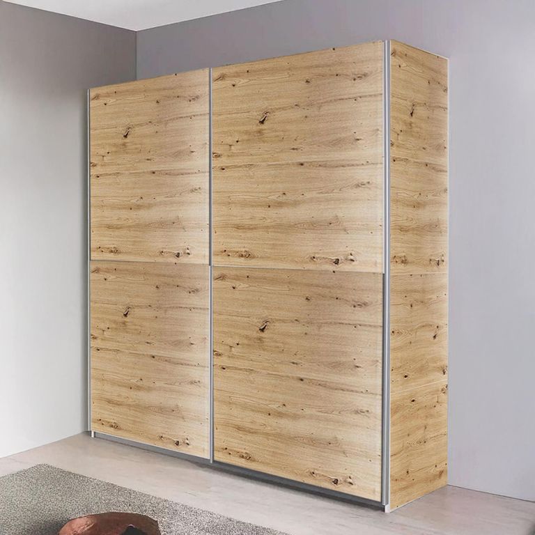 Rauch Subito 181cm 2 Door Sliding Wardrobe - Artisan Oak