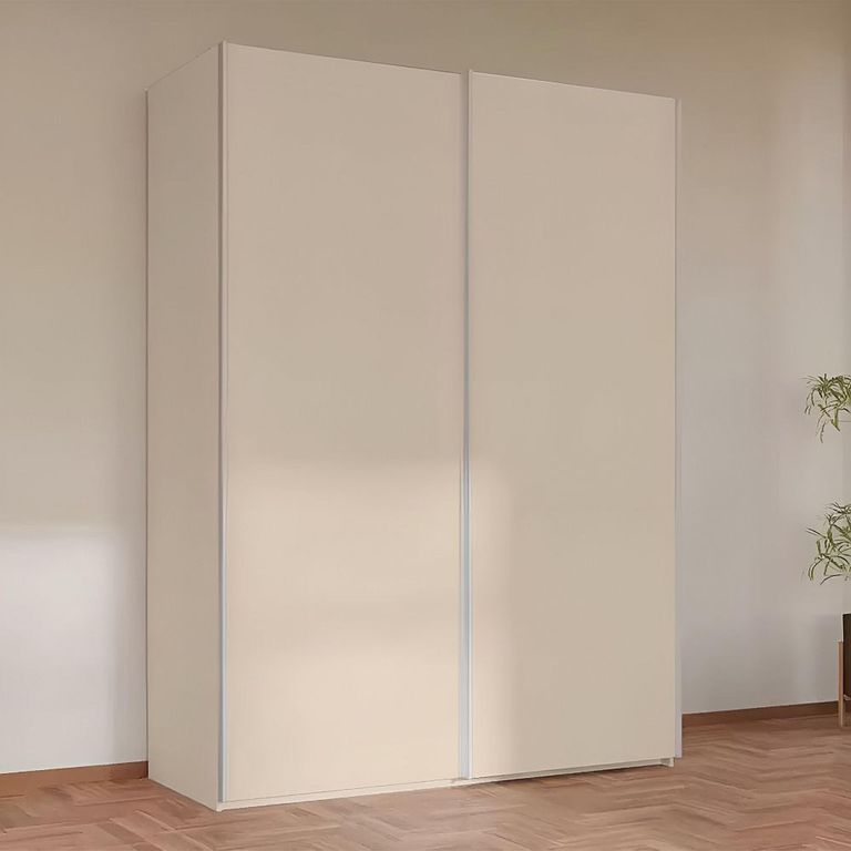 Rauch Taro 162cm 2 Door Sliding Wardrobe - Champagne