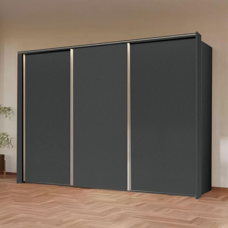 Rauch Taro 301cm 3 Door Sliding Wardrobe - Graphite