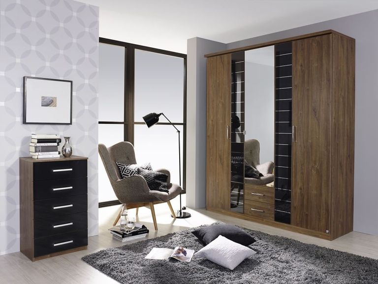Rauch Terano Wardrobe with Cornice - Variation Available