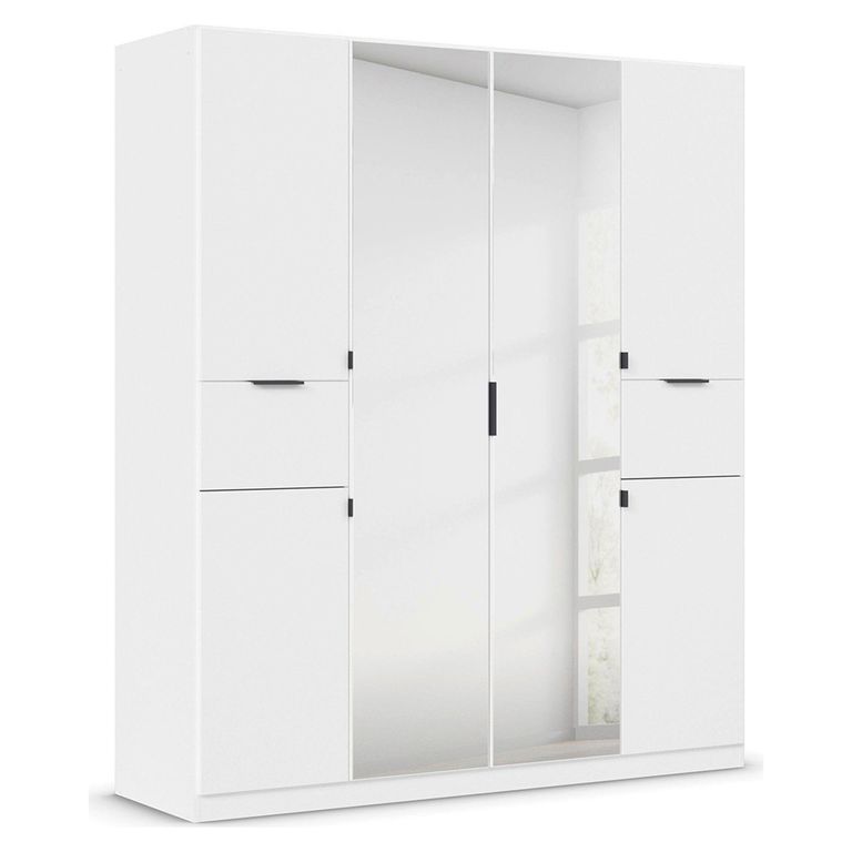 Rauch Ticao 181cm 6 Door Combi Wardrobe - Alpine White