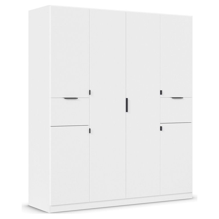 Rauch Ticao 181cm 6 Door Wardrobe - Alpine White