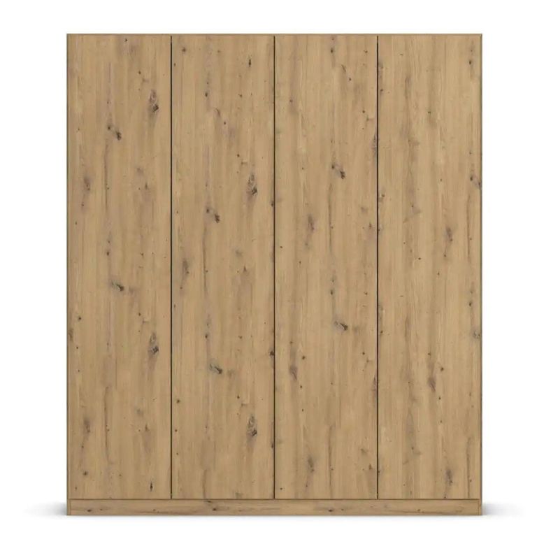 Rauch Wingview Lite 181cm 4 Door Wardrobe - Artisan Oak