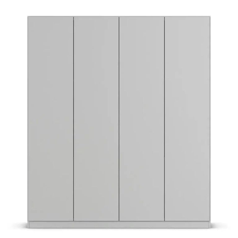 Rauch Wingview Lite 181cm 4 Door Wardrobe - Silk Grey