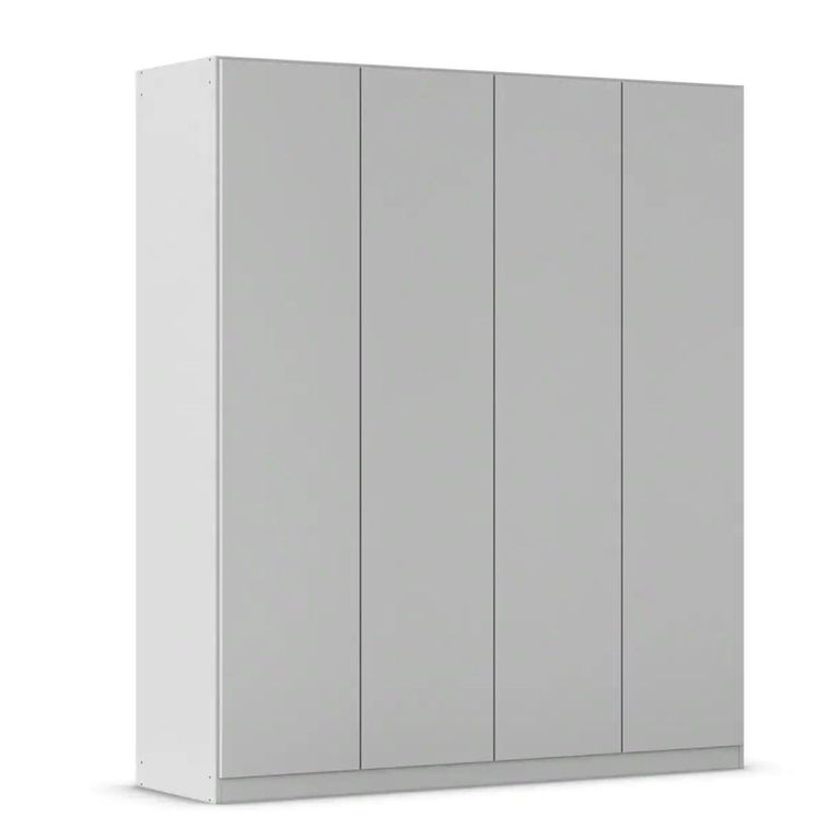 Rauch Wingview Lite 181cm 4 Door Wardrobe - Silk Grey
