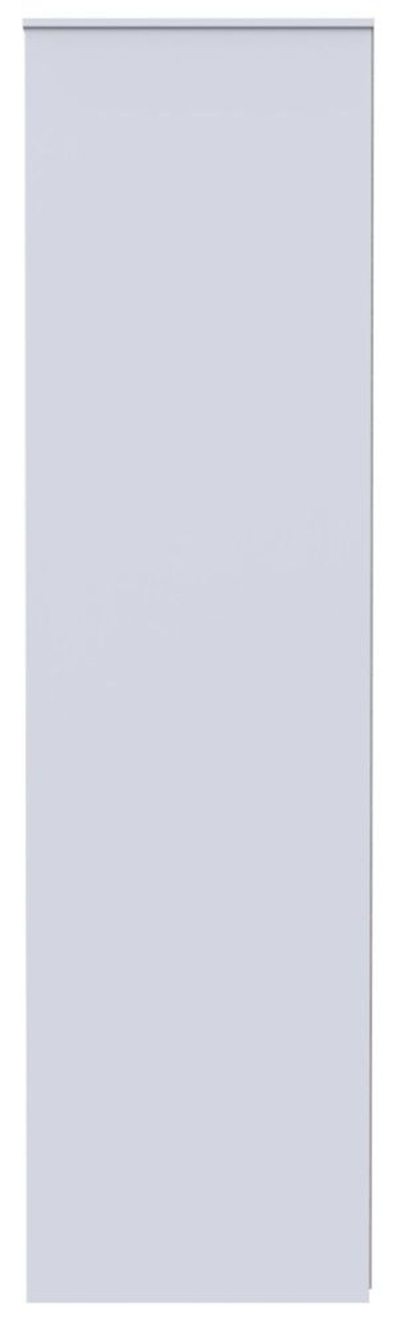 San Jose White 2 Door 2 Drawer Tall Wardrobe