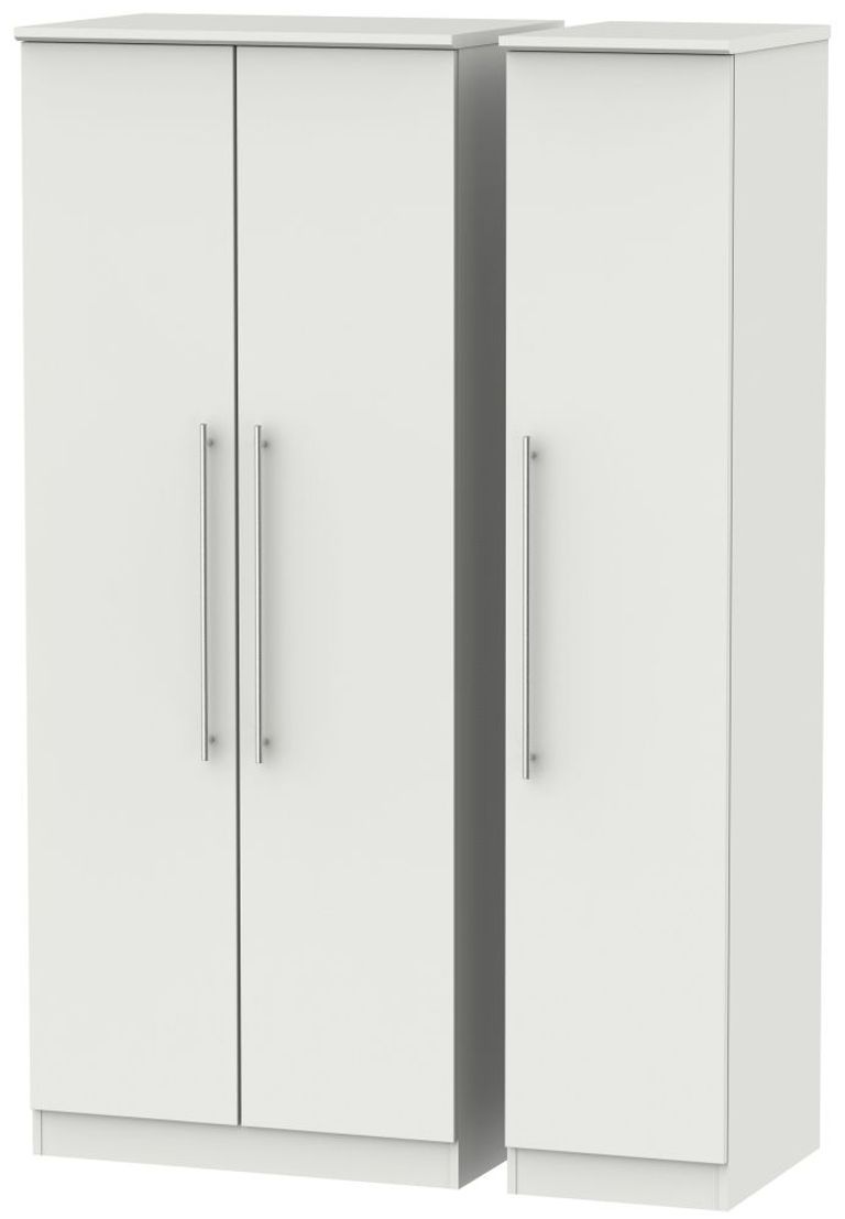 Sherwood Grey 3 Door Triple Wardrobe