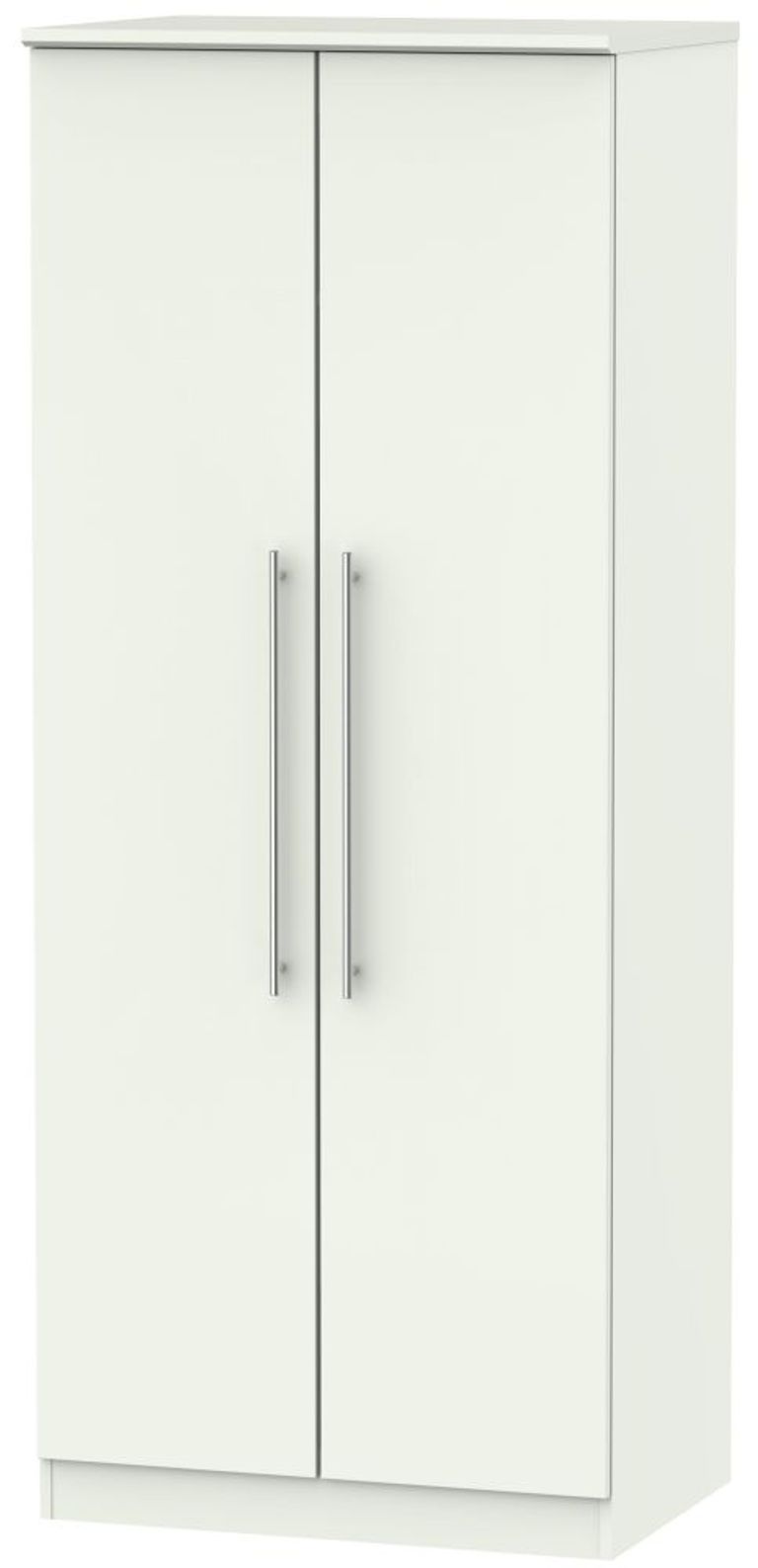 Sherwood Porcelain 2 Door Plain Wardrobe