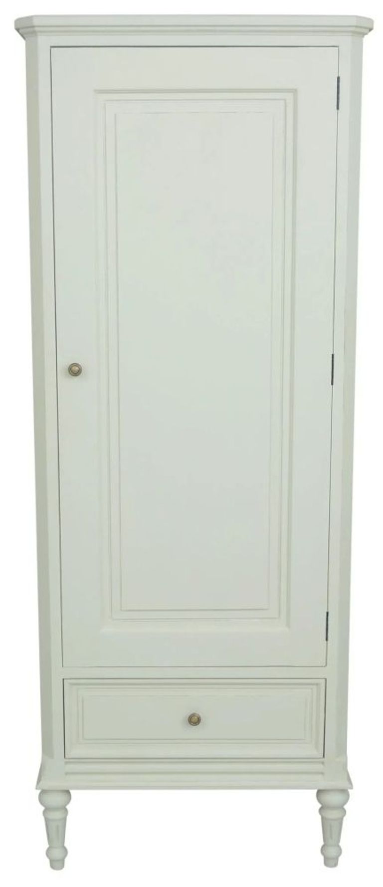 Solana French Lime White 1 Door 1 Drawer Wardrobe