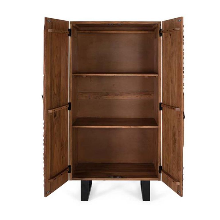 Valentia Artisan 2 Door Wardrobe - Acacia Wood
