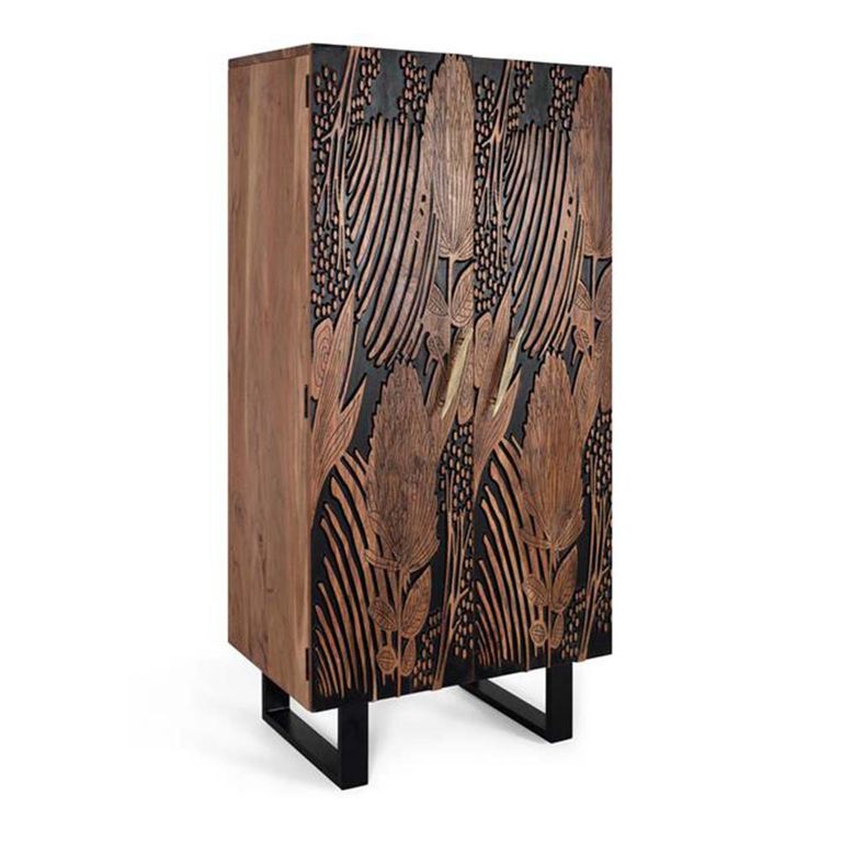 Valentia Artisan 2 Door Wardrobe - Acacia Wood