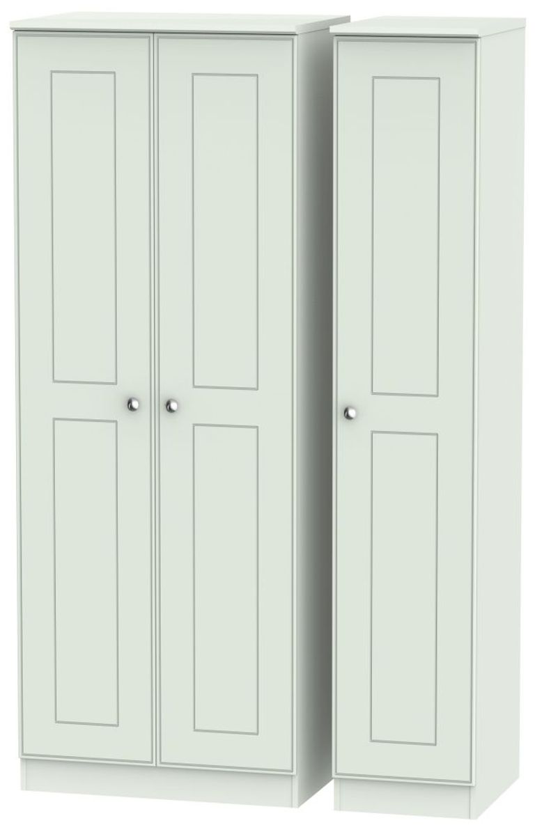Victoria Grey 3 Door Tall Triple Wardrobe
