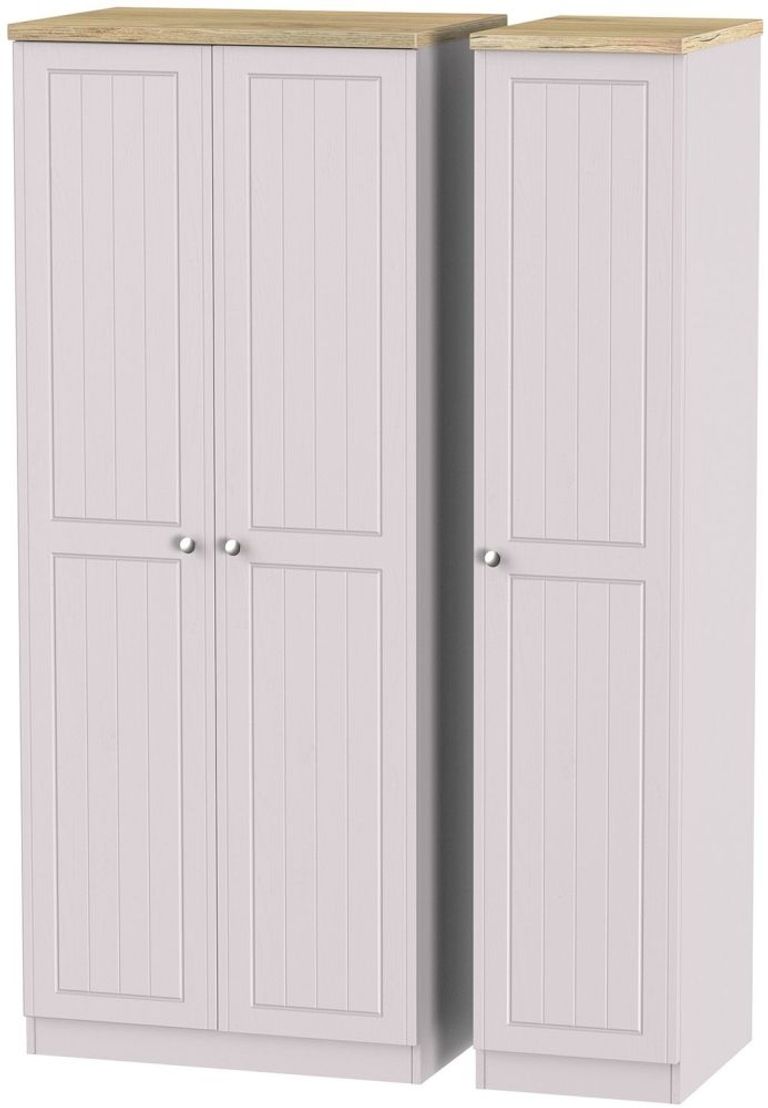 Vienna Cashmere 3 Door Triple Wardrobe