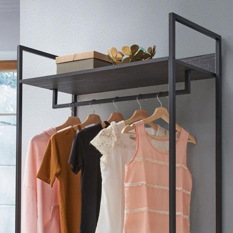 Warren 4 Shelves Wide Open Wardrobe - Variant Available