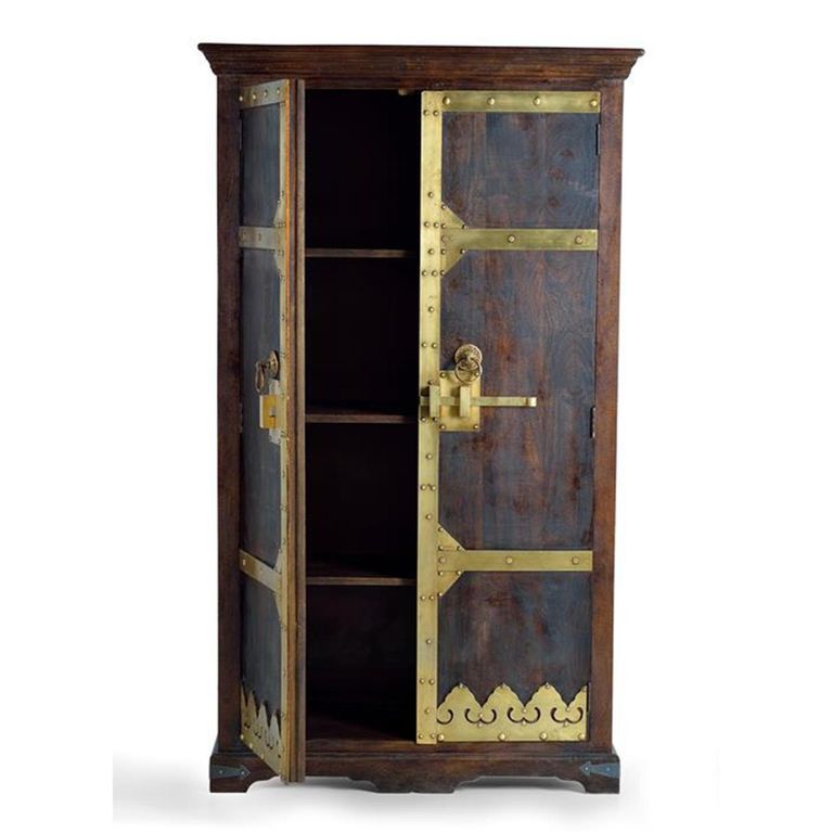 Waverly Wardrobe - 2 Door - Dark Walnut - Mango Wood