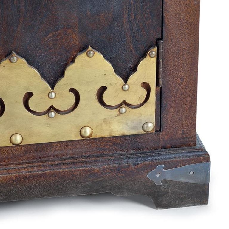 Waverly Wardrobe - 2 Door - Dark Walnut - Mango Wood