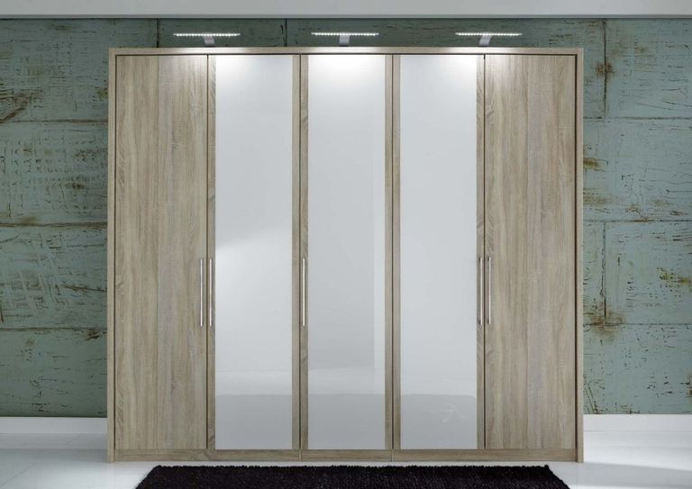Berlin Wardrobe - Glass Door - Variation Available