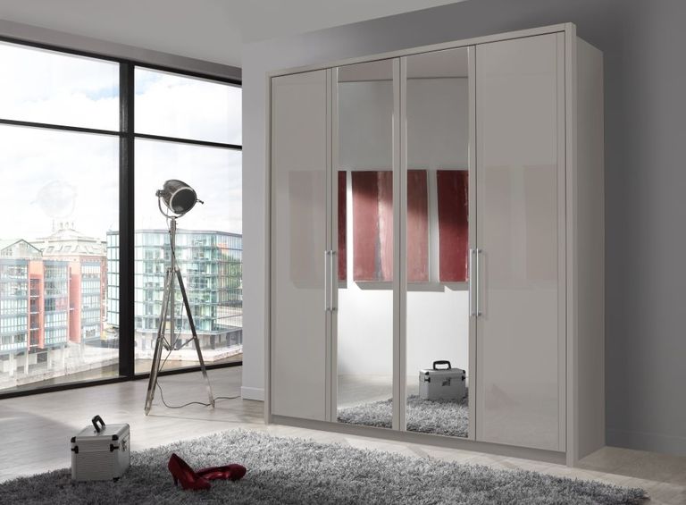 Berlin Wardrobe - Glass and Mirror - Variation Available