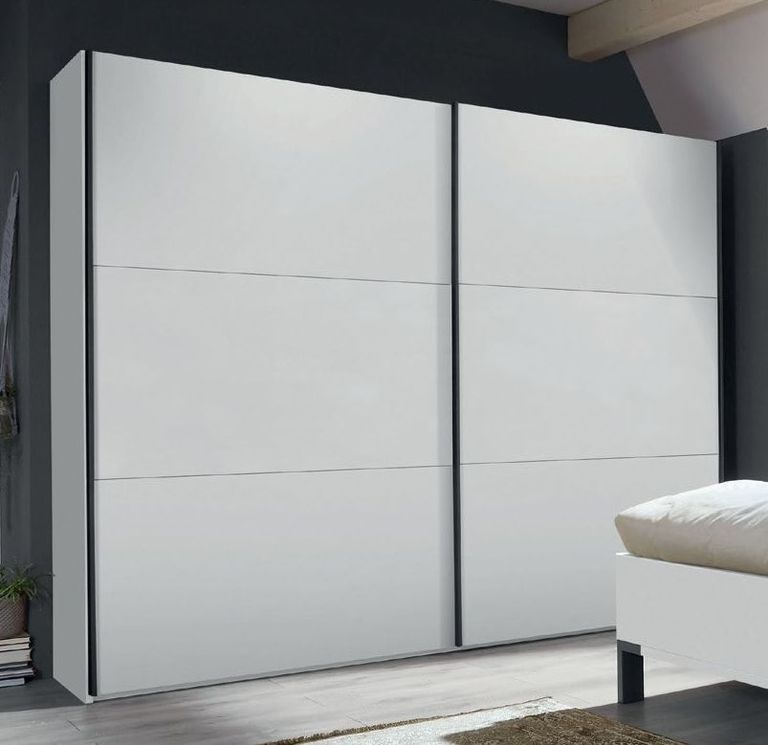 Breda Wardrobe Sliding - 2 Door - White - 200cm