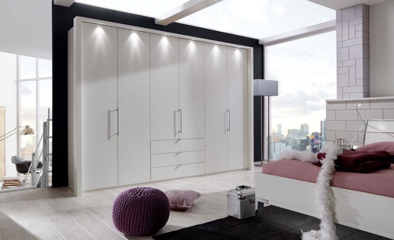Loft Wardrobe - Bi-Fold Panorama Door Functional - Variation Available