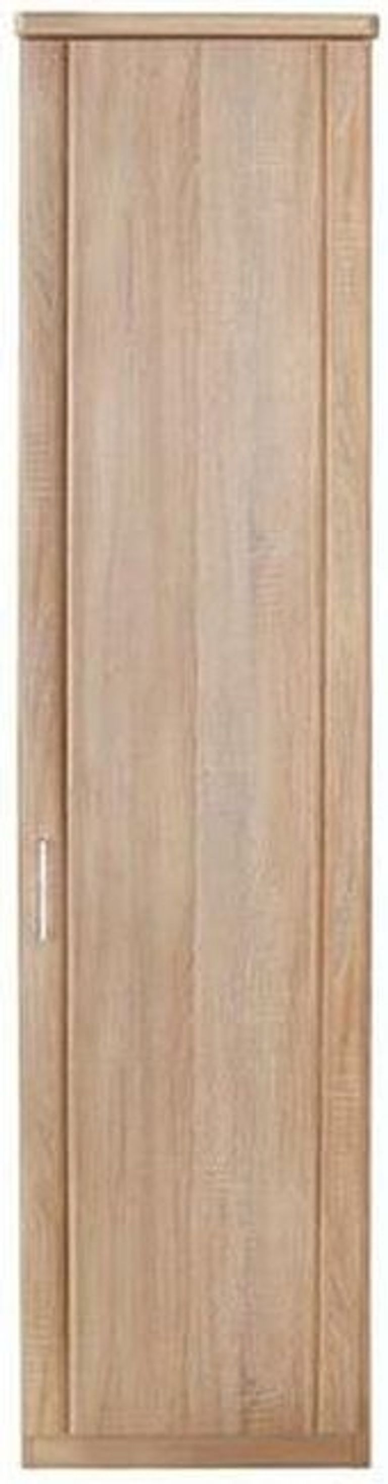 Luxor 3+4 Wardrobe - Single Door - Rustic Oak - RH