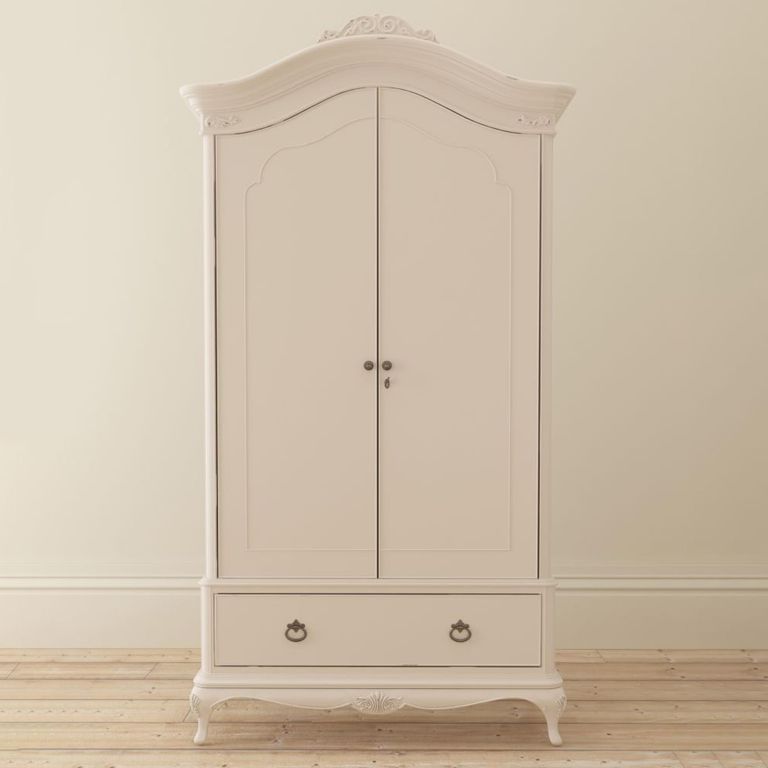 Ivory Wardrobe - 2 Door - 1 Drawer